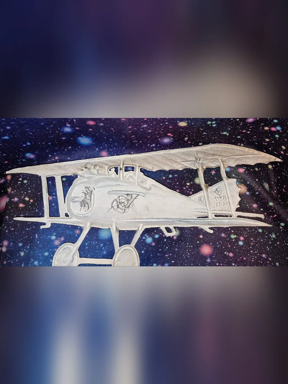 ✈️ Vintage 1970s Homco/Sexton Style Cast Metal Airplane Wall Decor Set - Japan